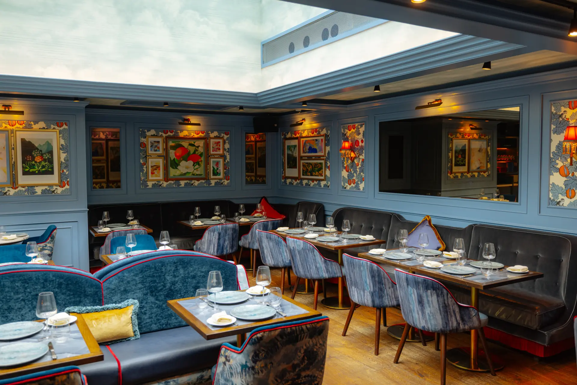 Ridge — semi-private dining space at Vatavaran, Knightsbridge