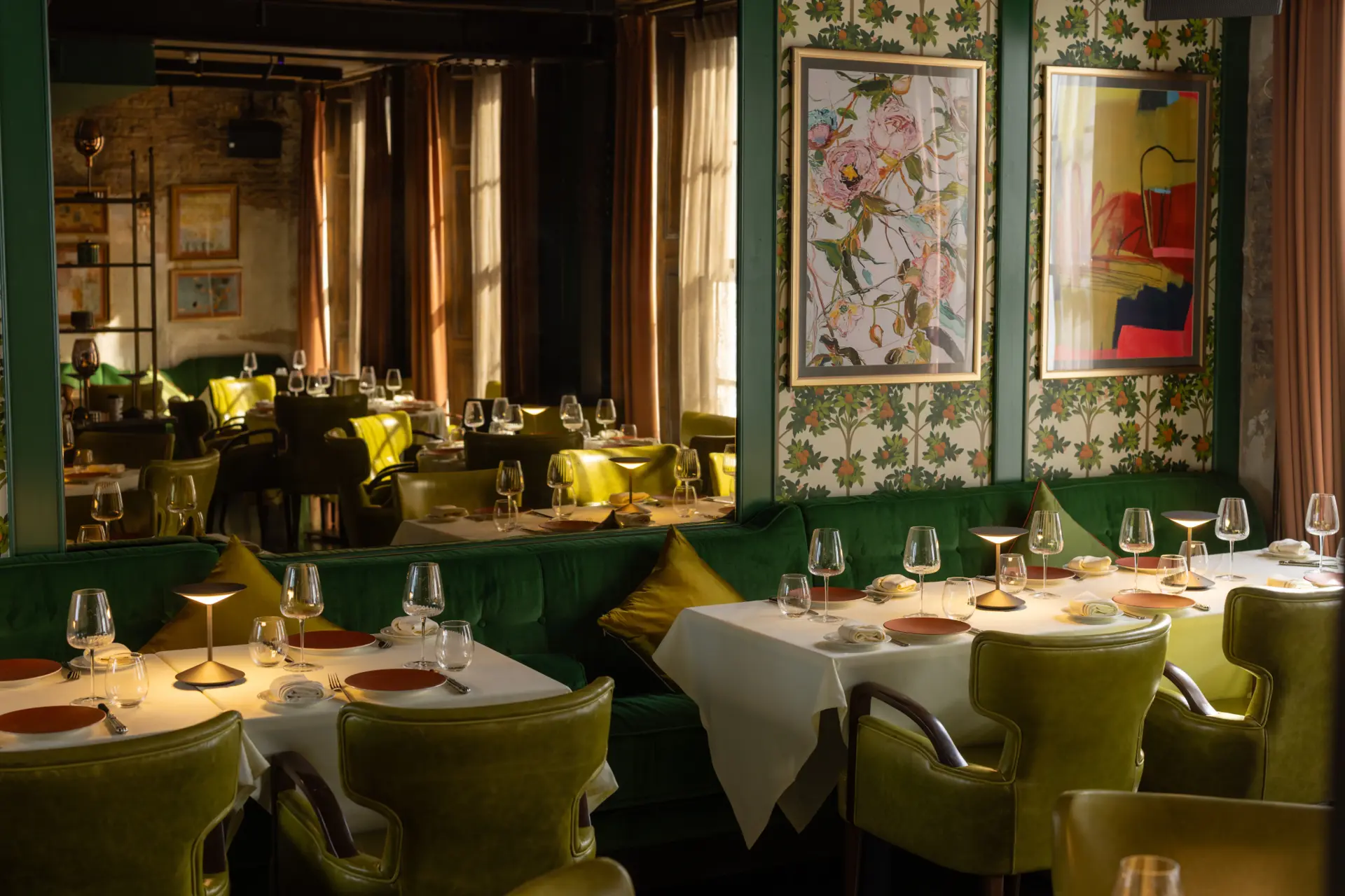 Meadow — semi-private dining space at Vatavaran, Knightsbridge